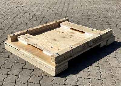 Kitze KKI Exportverpackung Transportverpackung aus Holz oder Sperrholz Paletten Böden